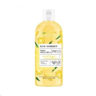 Bielenda ECO SORBET Hydraterend en verhelderend micellair water Ananas 500 ml(31-05-2025)