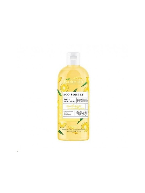 Bielenda ECO SORBET Hydraterend en verhelderend micellair water Ananas 500 ml