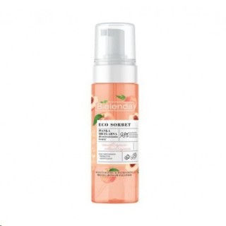 Bielenda ECO SORBET Moisturizing and nourishing face cleansing micellar foam Peach 150 ml