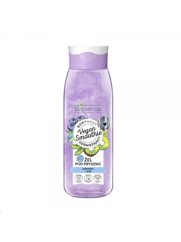 Bielenda VEGAN SMOOTHIE Regenerating Shower Gel Bilberry + Kiwi 400 ml