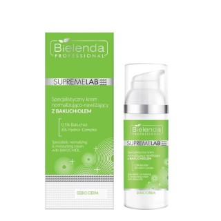 Bielenda Professional SUPREMELAB Sebio Derm Specialist normaliserende en hydraterende crème met Bakuchiol 50 ml