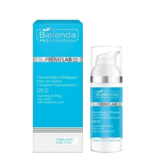 Bielenda Professional SUPREMELAB Hydra-Hyal2 Moisturizing and lifting face cream with hyaluronic acid SPF15 50 ml