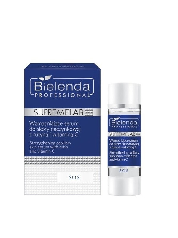 Bielenda Professional SUPREMELAB SOS Serum for couperose skin, strengthening with rutin and vitamin C 15 ml