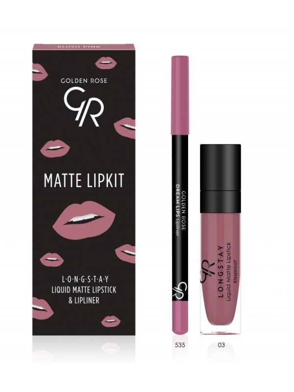 Golden Rose Lip makeup set /03+535/ Pink