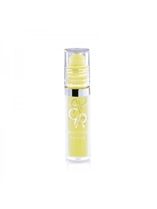 Golden Rose Lip Gloss Roll-on Flavor Lemon