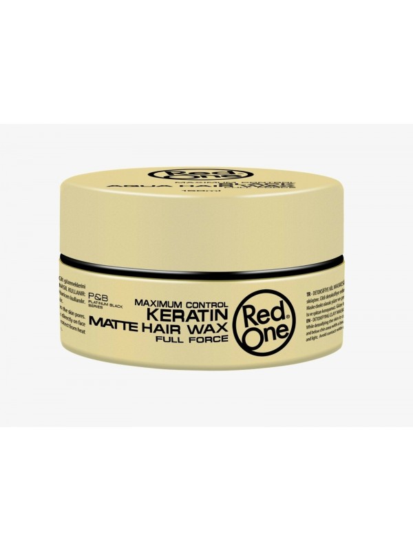 Red One Keratin Matte Hair Wax 150 ml