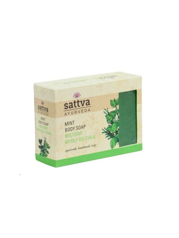 Sattva Ayurveda Mydło do ciała Miętowe 125 g