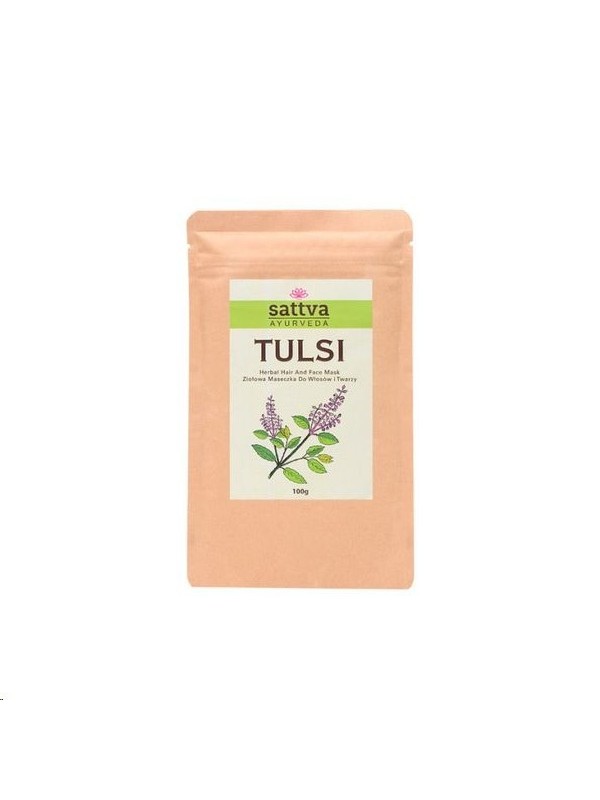 Sattva Ayurveda TULSI Herbal Mask for Hair and Face 100 g