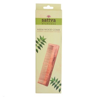 Sattva Ayurveda Neem Tree Comb Dual 19 cm 1 piece