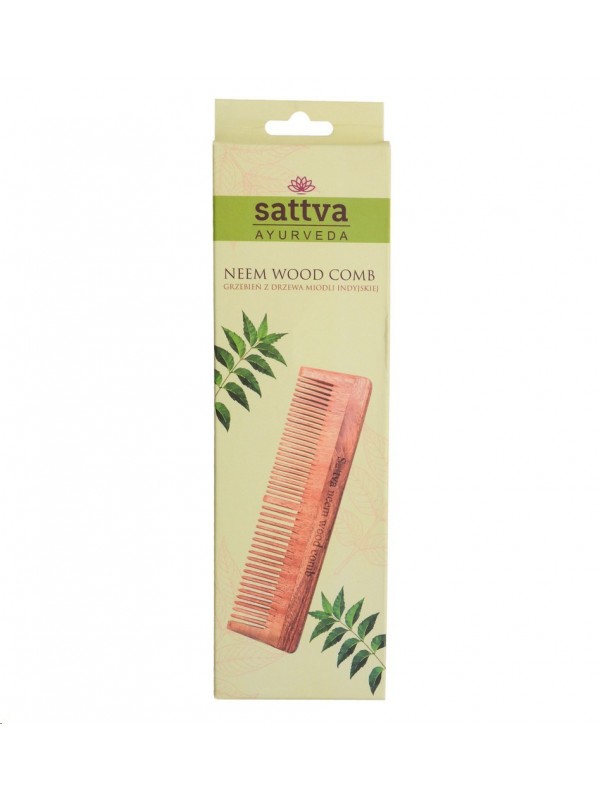 Sattva Ayurveda Neem Tree Comb Dual 19 cm 1 piece