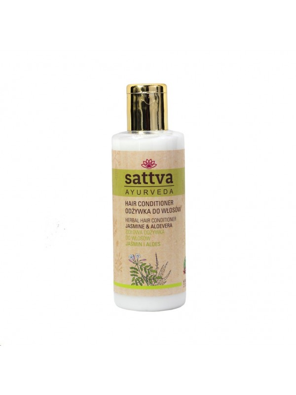 Sattva Ayurveda Herbal Hair Conditioner Jasmine and Aloe 210 ml ( 30-08-2023 )