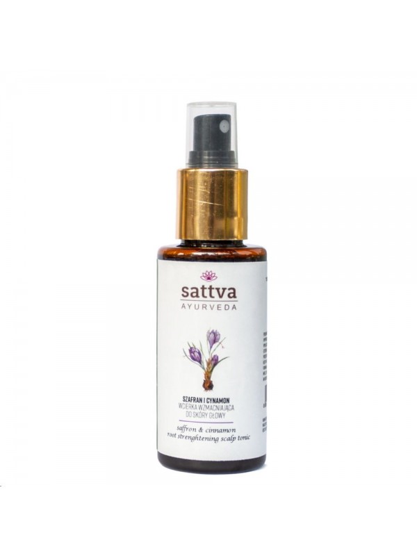 Sattva Ayurveda Lotion voor de hoofdhuid versterkend Saffraan en Kaneel 100 ml