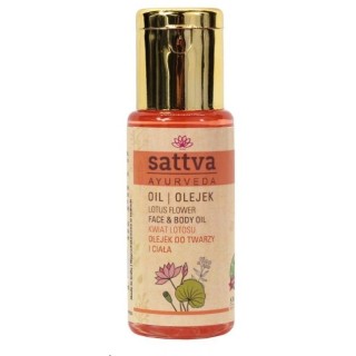 Sattva Ayurveda Lotusbloem gezichts- en lichaamsolie 50 ml