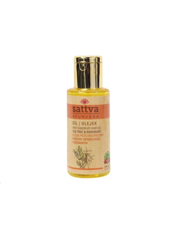 Sattva Ayurveda Antiroosolie Tea Tree en Rozemarijn 100ml