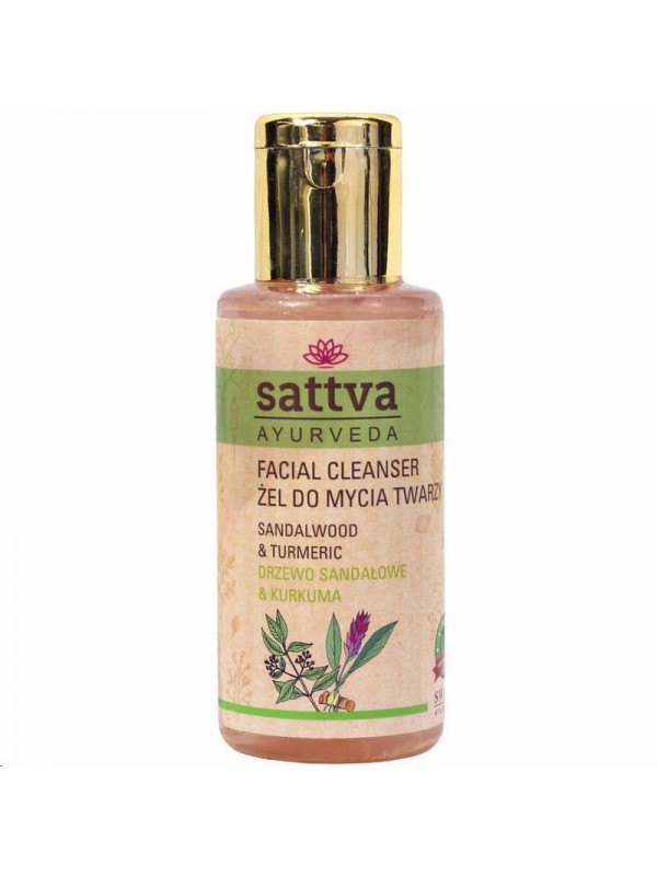 Sattva Ayurveda Face Wash Gel Sandelhout & Kurkuma 100 ml