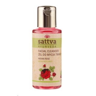 Sattva Ayurveda Face Wash Gel Indian Rose 100 ml