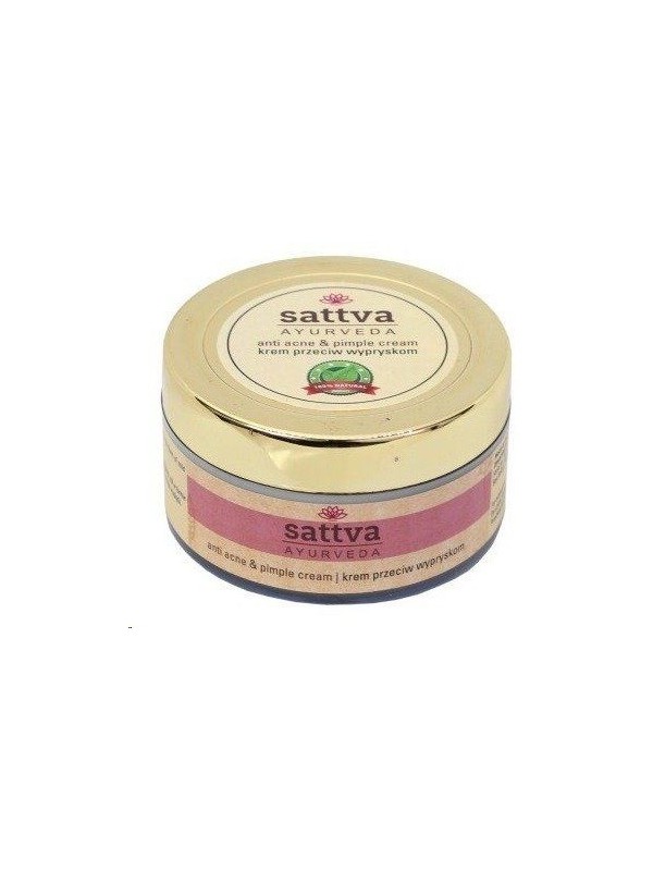 Sattva Ayurveda Kruiden Gezichtscreme tegen puistjes 50 gr