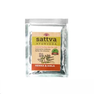 Sattva Ayurveda Natural Herbal Hair Dye Henna & Amla 10 g