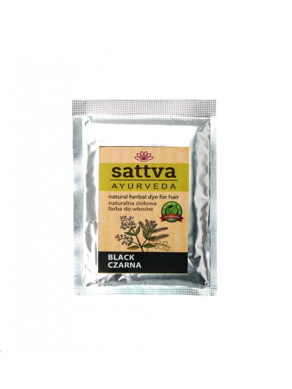 Sattva Ayurveda Natural Herbal Hair Dye Black 10 g