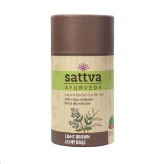 Sattva Ayurveda Natural Herbal Hair Dye Light Brown 150 g