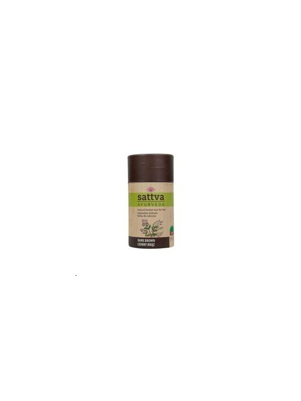 Sattva Ayurveda Natural Herbal Hair Dye Dark Brown 150 g