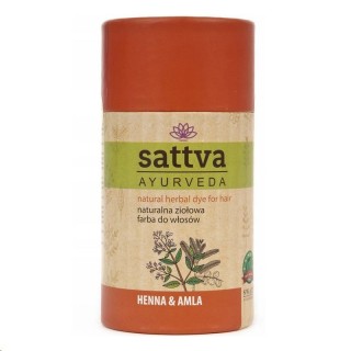 Sattva Ayurveda Natural Herbal Hair Dye Henna & Amla 150 g