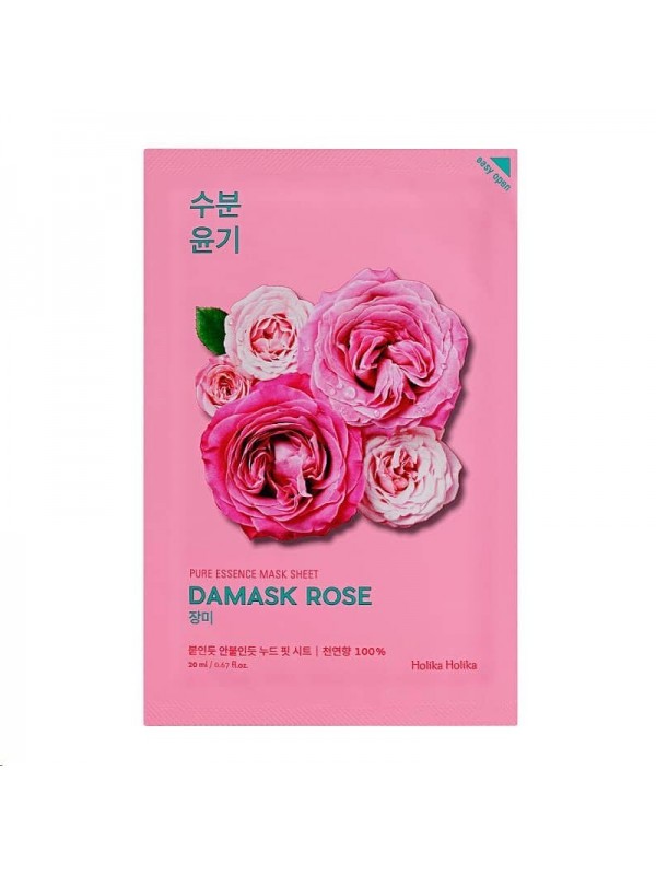 Holika Holika Pure Essence Mask Sheet - Face sheet mask with rose extract 23 g