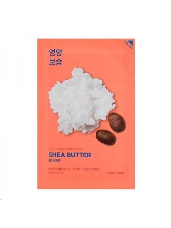 Holika Holika Pure Essence Mask Sheet - Face sheet mask with Shea Butter extract 23 g