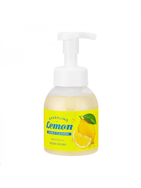 Holika Holika Sparkling Lemon - Face Wash Foam with Vitamin C and Thermal Water 300 ml