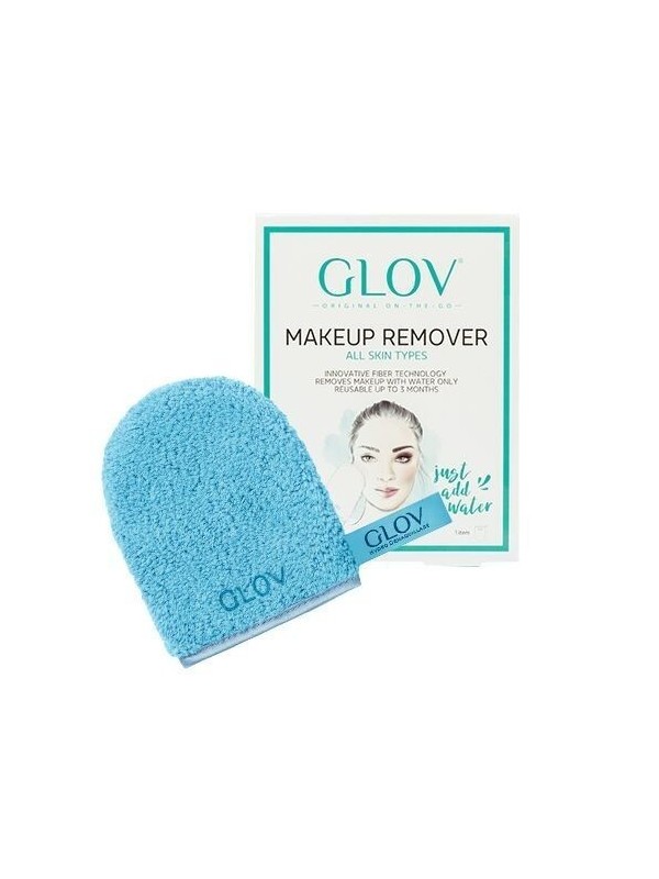 GLOV on-the-go Make-up removal glove Bouncy Blue 1 piece