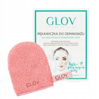 GLOV on-the-go Cheeky Peach make-up verwijderingshandschoen 1 stuk