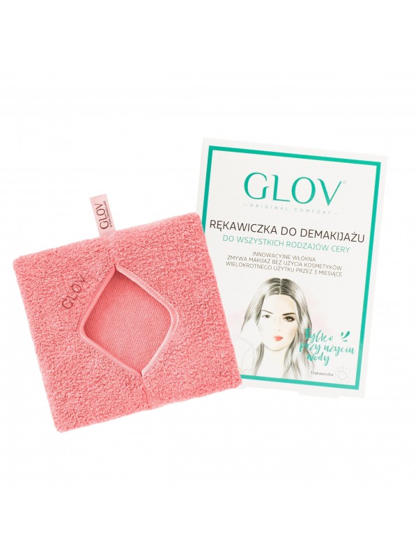 GLOV Comfort Cheeky Peach make-up verwijderingshandschoen 1 stuk