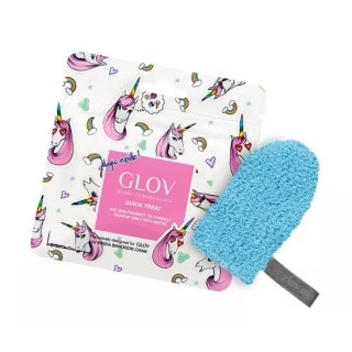 GLOV Quick Treat Bouncy Blue make-up verwijderingshandschoen 1 stuk