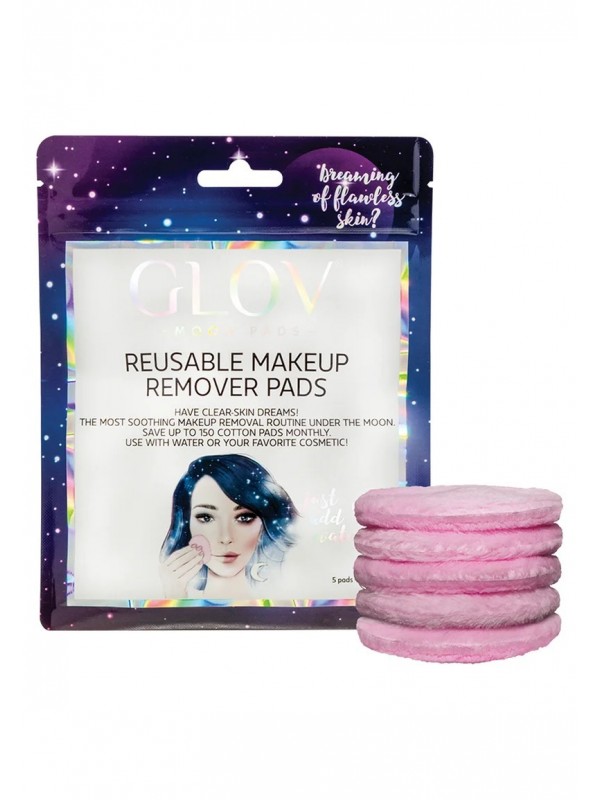 GLOV Moon Pads Pink Herbruikbare wattenstaafjes 5 st