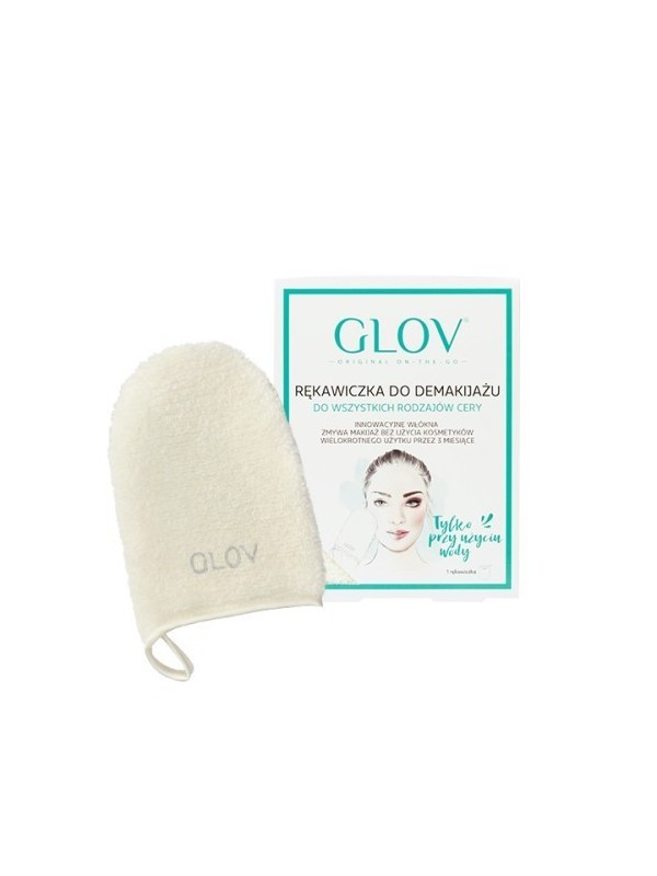 GLOV on-the-go Make-up removal glove Ivory 1 piece