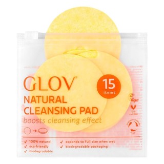 GLOV Natural Cleansing Biologisch afbreekbare reinigingspads 15 st