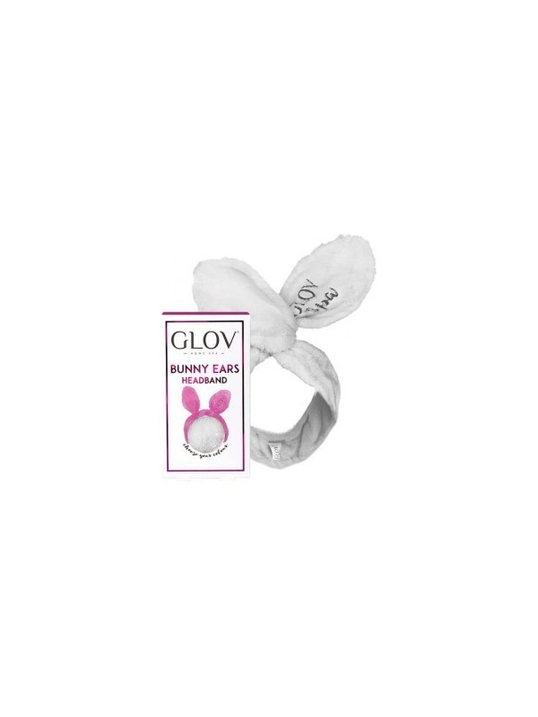 GLOV Bunny Ears Grey Oorhoofdband 1 stuk