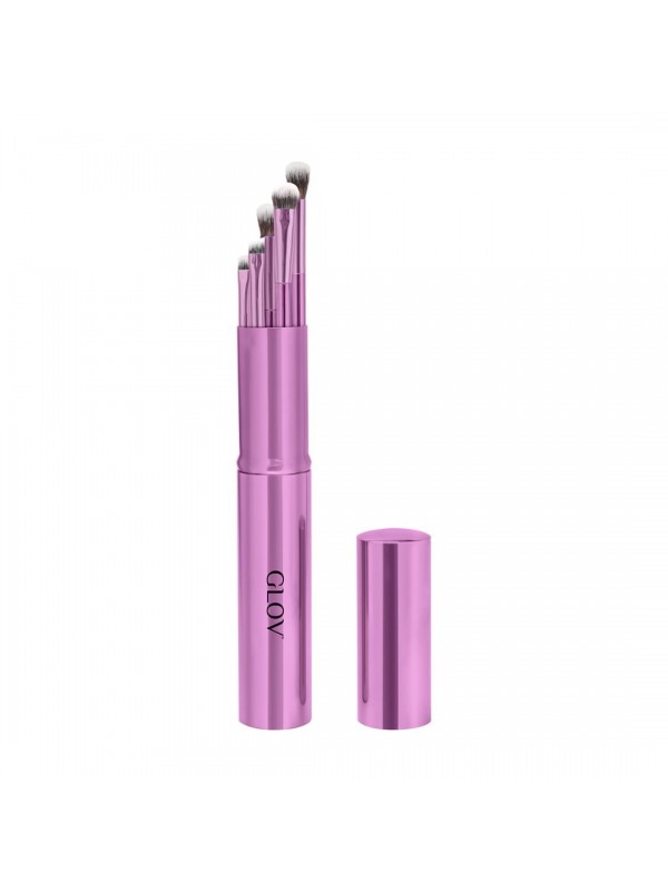 GLOV Make-up Kwasten Purple Een set oogmake-up kwasten