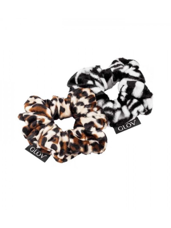 GLOV Scrunchie Safari Set Haarelastiekjes 2-pack