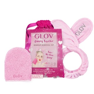 GLOV Bunny Together -set met accessoires voor het verwijderen van make-up