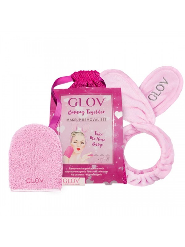 GLOV Bunny Together Set of Makeup Removal Accessories