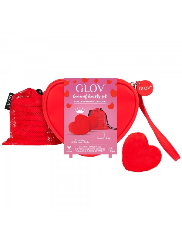 GLOV Queen of hearts Set voor het verwijderen van make-up