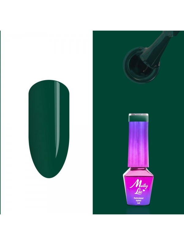 MollyLac /92/ Rest& Relax Hybrid Varnish Green voor mij! 5 ml