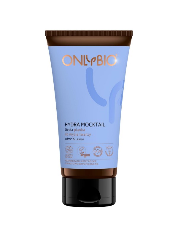 ONLYBIO Hydra Mocktail Dik Jasmijn & Lewan gezichtswasschuim 150 ml