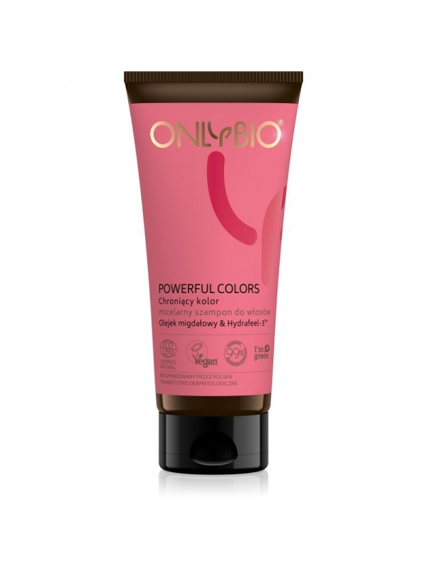 ONLYBIO Powerful Colors Color Protecting Micellar Shampoo Almond Oil & Hydrafeel -3™ 200ml