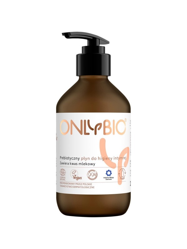 ONLYBIO prebiotische Intieme wasbeurt met melkzuur 250 ml