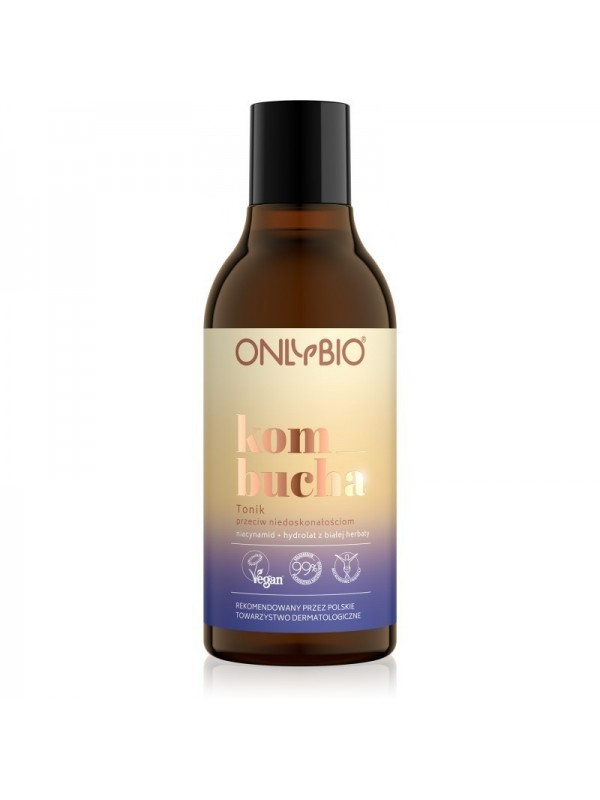 ONLYBIO Kombucha Facial Toner Against Imperfections Niacinamide & White Tea Hydrolate 300 ml