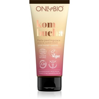 ONLYBIO Kombucha Anti-Blackhead Scrub Paste Abrikozenpit & Papaïne 75ml