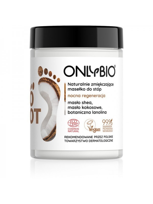 ONLYBIO Foot Naturally softening foot butter night regeneration Shea butter, Coconut butter, Botanical lanolin 9