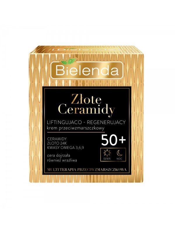 Bielenda ZŁOTE CERAMIDY Anti-rimpel gezichtscrème 50+ liftend en regenererend 50 ml